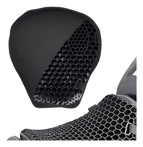 Cojín De Asiento 3d Honeycomb De Gel Para Motocicleta