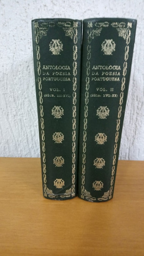 Antologia Da Poesia Portuguesa - Livro - 2 Volumes