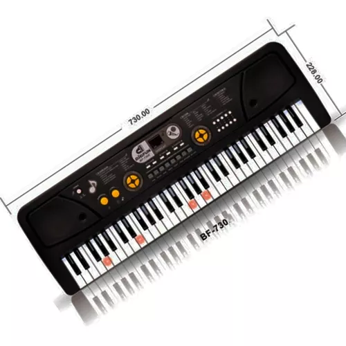 Teclado Musical 61 Teclas Bigfun Profissional Infantil