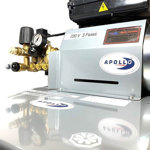 Imagen 3 de 10 de Hidrolavadora Industrial 3000psi Con Paro Automatico 6.7 Hp Italiana Bomba De Alta Presión Annovi Reverberi Apollo 6