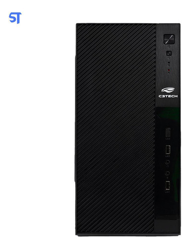 Gabinete Micro-atx C3tech Mt-31bk Com Fonte 200w Preto