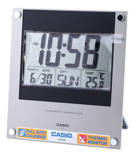 Reloj Digital Casio Id11 Pared Con Termometro Original