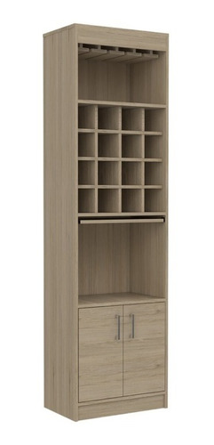 Mueble Bar De Melamina - Bar Moderno - Cava - Organizador