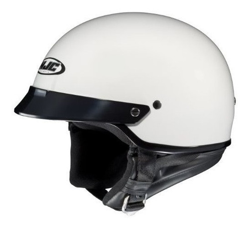 Hjc Cs-2n Casco Abierto Para Motocicleta L Blanco