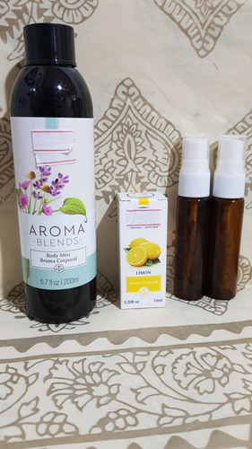 Aceite De Limón 10 Ml + Bruma Just + 2 Atomizadores