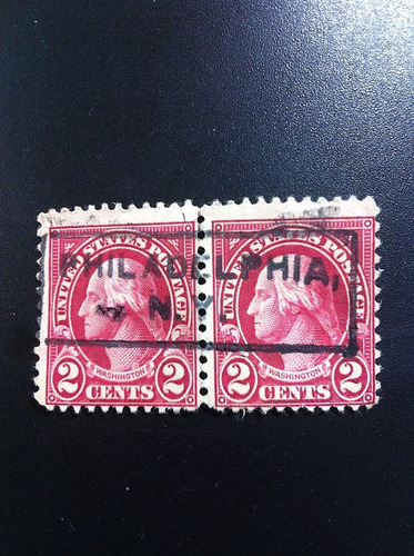 Timbre Eua Estampillas Washington 1926 Philadelphia 2¢