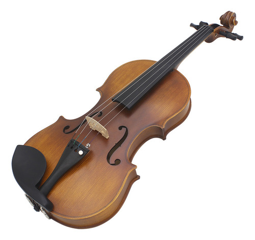 Violín 4/4 De Tamaño Completo Con Acabado Mate, Cara De Pino