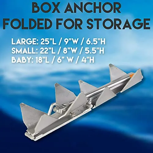 Ancla Original Box Anchor 13 Lbs Galvanizada/para Pwc Y Barc