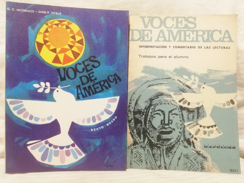 Voces De America 6ºgdo,2 Tomos, Iacobucci/ Vitale, Kapelusz