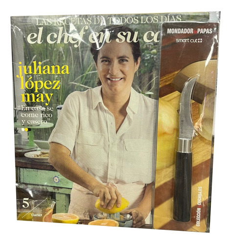 Revista El Chef En Su Casa Juliana Lopez May + Cuchillo
