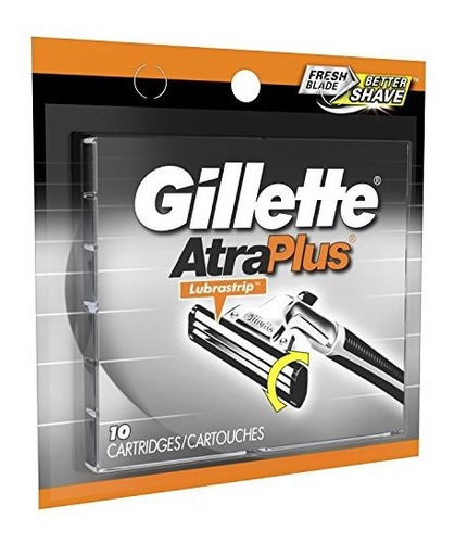 Imagen 7 de 8 de Afeitadora Gillette Altraplus, 10 Recargas, Recuento