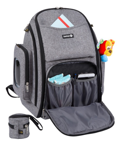 Imagem 2 de 10 de Mochila Multifuncional Back Pack - Grey - Safety 1st