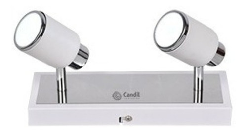 Aplique 2 Luces Candil Julita Pared Techo Living Baño Diseño