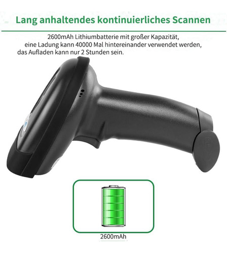 Netum Escáner De Código De Barras Bluetooth, Compatible C...