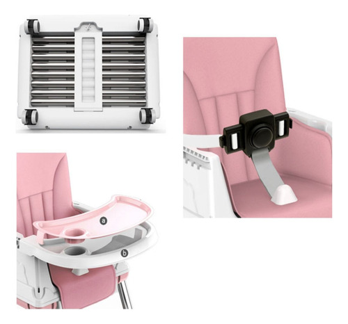Silla De Bebé Comer Portátil Con Ruedaskinder L