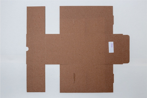 Imagen 3 de 4 de 50 Cajas De Cartón Microcorrugado Kraft 12x12x8 Cms 19002