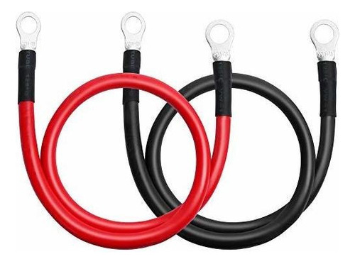 Juego De Cables De Batería Lotfancy 6 Awg De 20 Pulgadas Cad