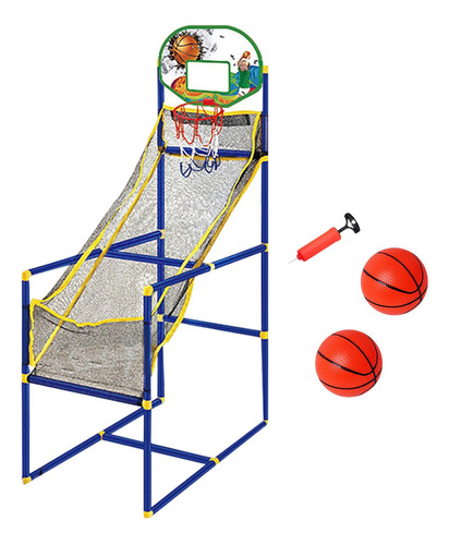 Juego De Arcade De Aro De Baloncesto, Máquina Y 2 Bolas