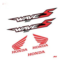 Comprar Calcos Honda Wave 110 110s 2021 - Moto Negra