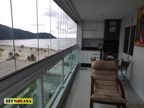 Imagem 1 de 30 de Maravilhoso Apartamento Com 03 Dormitórios Para Venda Com 140 M² No Bairro Canto Do Forte Em Praia Grande/sp. - Ap6635