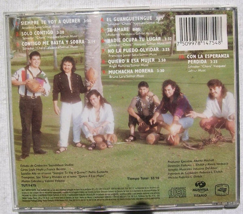 Industria Del Amor Reencuentro Cd Musivisa 1995 (Usado)