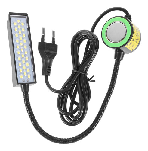 Máquina De Costura Preta, Luz Led, Suporte Magnético, Econom