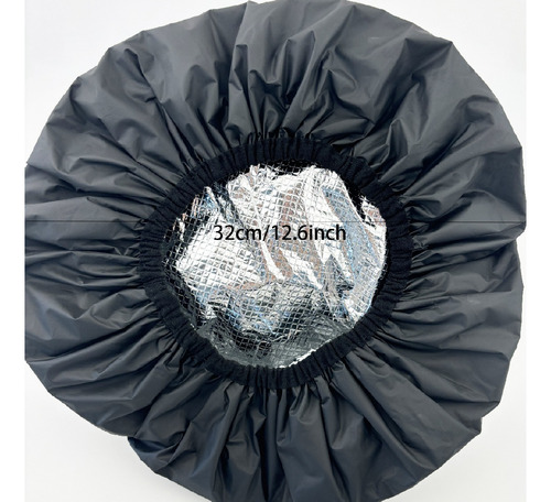 Gorro De Ducha Impermeable De Aluminio Para El Cabello, 1 Un