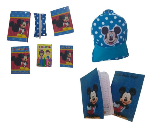 Mochila+kit Acessórios Mickey Para Boneco Baby Alive