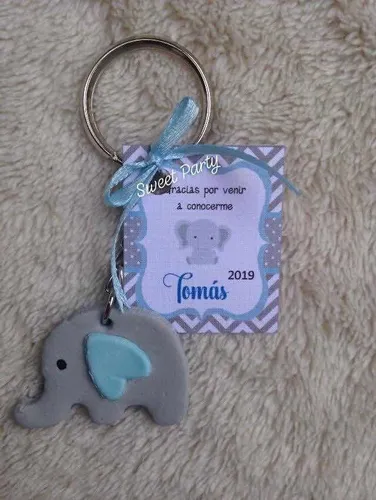 Llaveros Souvenirs Nacimiento Motivo Elefante