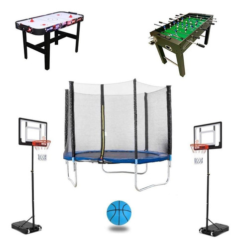 Alquiler Futbolito+tableros Basquet+tejo+cama Elastica G P