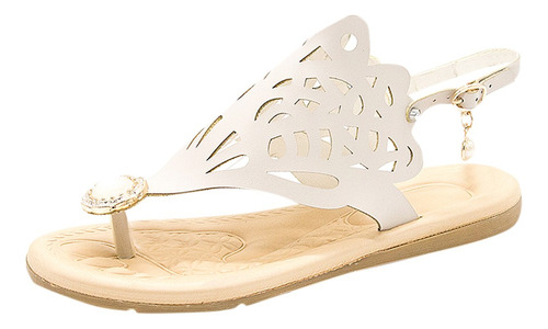 Sandalias Planas De Estilo Étnico Bohemio Para Mujer, Sandal