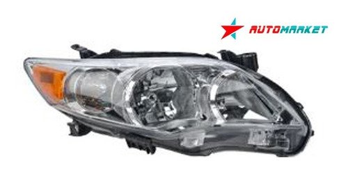 Faro Toyota Corolla 2011-2012-2013 Cromado Der Hgo