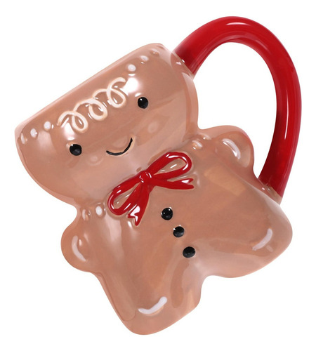 E Taza Hombre Jengibre Taza Navideña Pan Jengibre