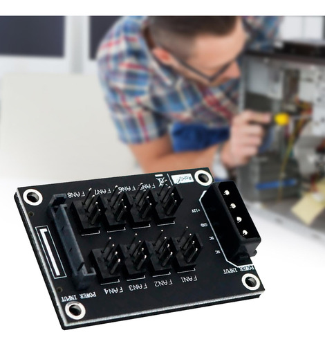Caja De Computadora Ventiladores Hub Pc Fans Hub 12v