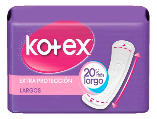 Protector Kotex Diario 20% Más Largos 48unds