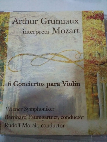 2 Cd. Mozart 6 Conciertos Para Violín- Arthur Grumiaux