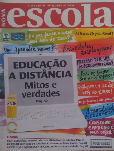 Revista Nova Escola - Educação A Distância. Mitos - Nº 227 