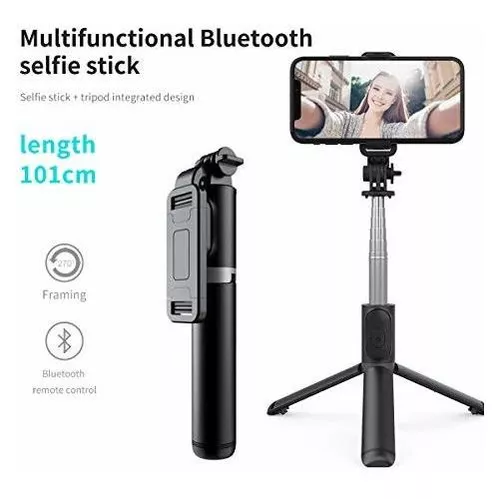 Palo De Selfie Para Celular Extendible A 38.9 Pulgadas Negro