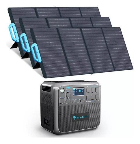 Generador Solar Bluetti 2000w Con 3 Paneles 120w Set Combo (Usado)