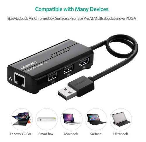 Ugreen Hub Usb 3.0 Gigabit Ethernet Rj45 Xiaomi Mi Box S
