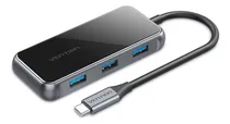 Comprar Hub Usb Multipuerto Vention - 5 En 1 - Usb C A Hdmi + 3 Puertos Usb 3.0 + Power Delivery Usb C 87w - 4k 60hz - Carcasa Aluminio - 15 Cm - Premium Para Teclado \u002F Disco Rigido \u002F Mac \u002F Laptop - Tfbhb