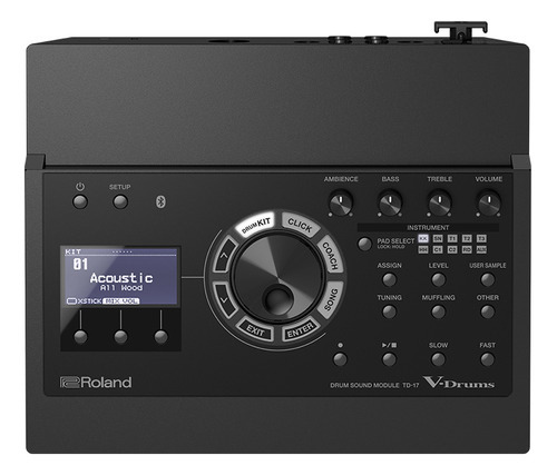 Bateria Roland Td17kv2 V-drums Td17 C/bluetooth Color Negro