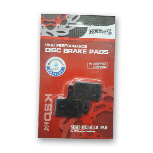 Imagen 2 de 3 de Pastilla Ksd Freno Disco Bicicleta Simil B01 P/ Shimano A1