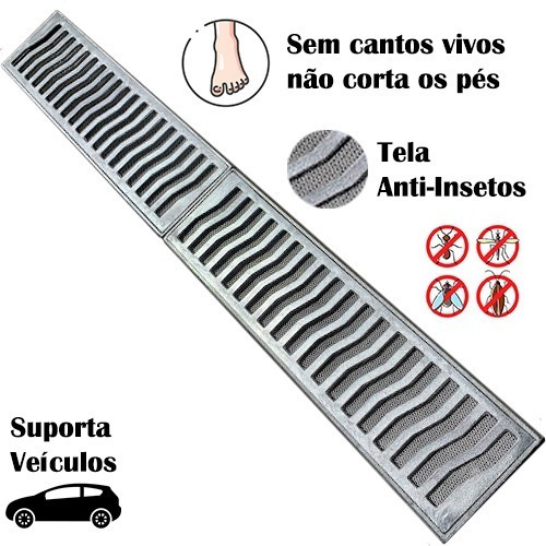 Kit 7 Ralo 15x100 Linear C/ Tela Anti Insetos (7 Metros)