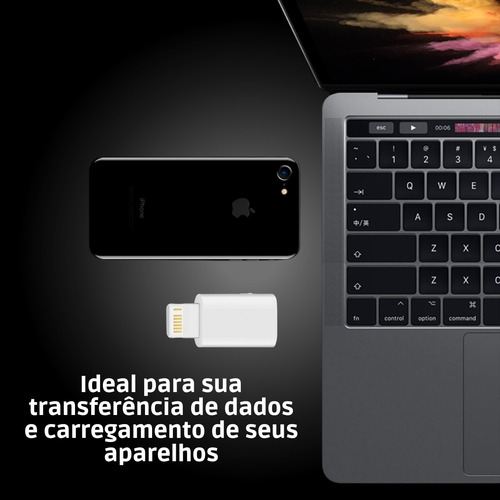 Adaptador Conversor Otg Micro Usb Compatível Com Lightning