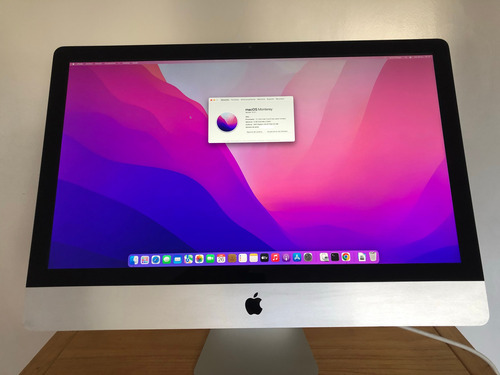 Imac 27 Ssd 480 Gb Intel I5 2.7 Ghz 8gb Ram Mid 2011 Plateado (Usado)