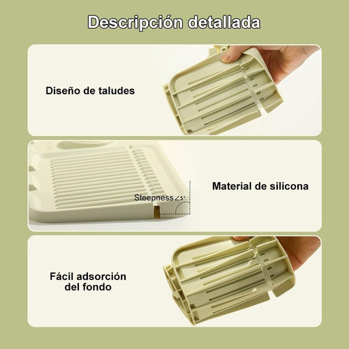 & Alfombrilla De Silicona 2 En 1 For Fregadero De Cocina