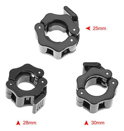 Pinzas Para Mancuernas, 25 Mm/28 Mm/30 Mm, Barra De Liberaci