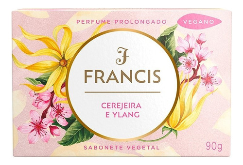 Sabonete Francis Luxo Cerejeira E Ylang 90g - Embalagem Com 
