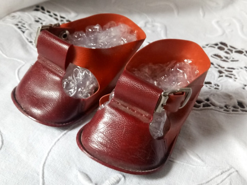 Antiguos Zapatos De Muñeca Stolle